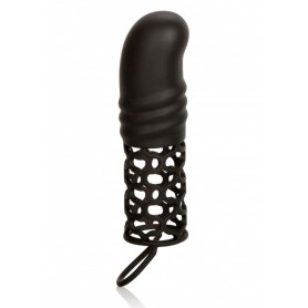 black phallic sheath sex toys extension for penis wearable extension to lengthen