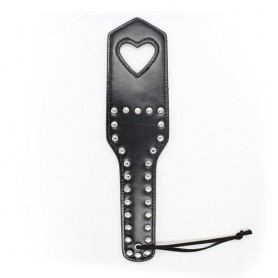 Paddle heart paddle black spanking whip whip bondage fetisck spanker