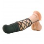 black phallic sheath sex toys extension for penis wearable extension to lengthen