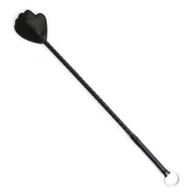 Whisk hand riding crop black spanker whip bondage spanking sexy fetish