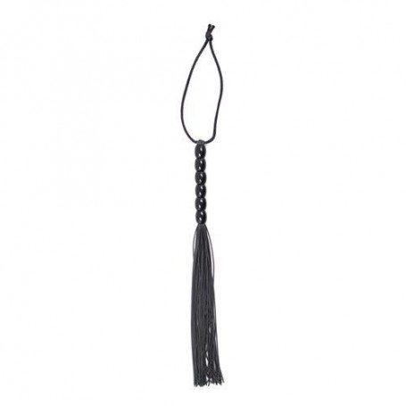 Fringed whip several flogger black mini black whip bondage fetish spanking