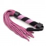 Frusta a frange line whip pink black frustino bondage fetish sadomaso sexy nero rosa