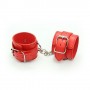 Polsiere cuffs belt red manette rosso bondage fetish costrittivo sexy harness