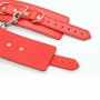 Cuffs cuffs belt red handcuffs red bondage fetish constrictive sexy harness