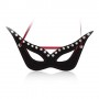 Secret mask black mask with bondage fetish studs for men and women integral