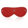Blindfold mask red red bondage fetish leather night mask sexy man and woman