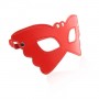 Butterfly mask red sexy fetish bondage wearable mask for men and women