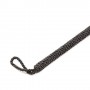 Soft skin duster black whip bondage fetish whip with down jacket black