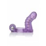 Wearable phallus with vibrating phallic ring against premature ejaculation