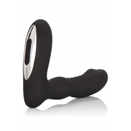 Black rechargeable rechargeable silicone anal plug anal vibrator anal vibrator