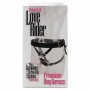 Harness for phallus or vibrator strap on love rider