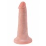 Realistic phallus with king cock 5 flesh dildo suction cup