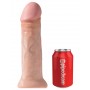 Fallo realistico maxi big nero dildo con ventosa king cock vaginale anale black