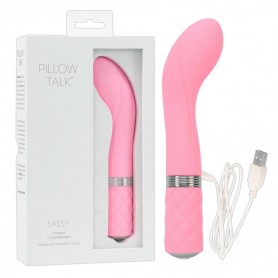 G-spot vibrator pink silicone vaginal stimulator phallus vibrating crystal