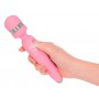 Rechargeable vaginal stimulator wand vaginal vibrator for pink silicone clitoris