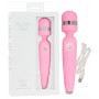 Stimolatore vaginale ricaricabile wand vibratore vaginale per clitoride in silicone rosa