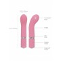 Mini vaginal vibrator for G-spot rechargeable silicone stimulator pink g spot