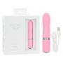 Vibratore vaginale stimolatore in silicone rosa dildo vibrante mini ricaricabile