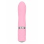 Pink Silicone Stimulator Vaginal Vibrator Mini Rechargeable Vibrating Dildo