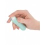 Vibratore vaginale stimolatore in silicone blu fallo vibrante mini ricaricabile