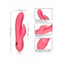 Vibratore vaginale doppio con stimolatore clitoride in silicone fallo ricaricabile vibrante