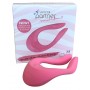 Silicone vaginal stimulator for double clitoral vibrator couple satisfyer partner