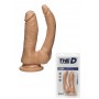 Make it realistic double vaginal anal with maxi mini the d double dildo suction cup