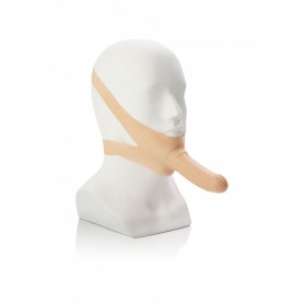 Fallo indossabile realistico vaginale anale strap on indossabile face flesh