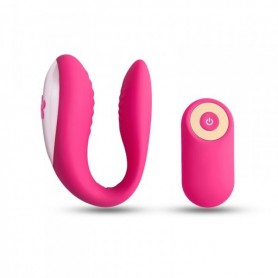 Vaginal stimulator for couple vibrator love nest pink