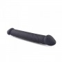 Double Phallus Silicone Realistic Anal Vaginal Dildo Black Silicone The Cock DB Sex Toys