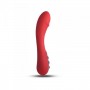 Rechargeable Vaginal Vibrator Dildo Phallus Vibrating Waterproof Silicone Red