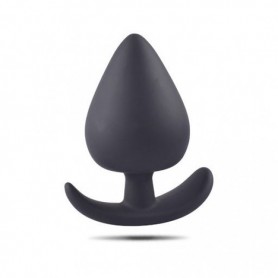 Anal plug butt dildo phallus silicone black the black small