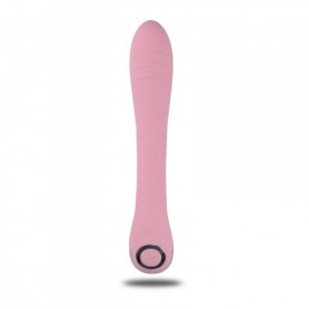 Vaginal vibrator stimulator for G-spot phallus pink pink silicone vibrating dildo