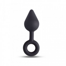 Anal Plug but Black Black Dildo with Ring Sex Toys Massager Anal
