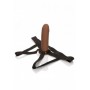 Fallo realistico vaginale anale strap on dildo indossabile guaina per pene prolunga fallica brown