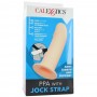 wearable dildo penis sheath Phallus realistic vaginal anal strap on phallic extension flesh