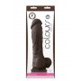 Realistic Silicone Phallus with Suction Suction Cup Anal Vaginal Dildo Maxi Cock Black Sex Toys 8 Brown