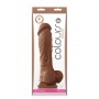 Realistic Silicone Dildo with Vaginal Phallus Anal Sucker Maxi Cock Black Sex Toys 8 Caramel