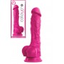 Make it realistic vaginal anal dildo with silicone suction cup fake penis 7 pink