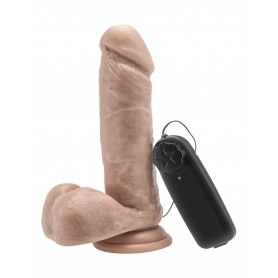 Vibratore realistico fallo morbido dildo vaginale anale vibrante con ventosa