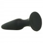 Anal Phallus Kit Anal Cap Black Dildo Black Set 3 pcs Mini Med Maxi Butt Plug