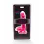 Dildo realistico slim morbido vaginale anale con ventosa in silicone fallo mini