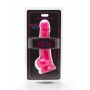 Vaginal phallus with suction cup dildo Happy Dicks 7.5 Inch w.Balls pink