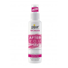 Soothing spray against post-shaving irritation for women pjur with aloe vera