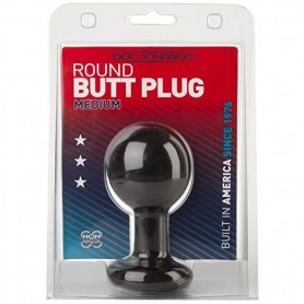 Anal Stimulator Plug for Man Woman Black Mini Phallus Waterproof Soft Dildo