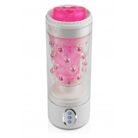 Automatic Rotating Male Masturbator for Men's Penis Pink Vibrant Pink