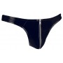 men's underpants open zippered briefs sexy black male black low waist