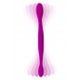 Realistic silicone dual rechargeable dual rechargeable dildo anal vaginal dildo