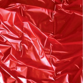 BEDSPREAD TOWEL LATEX RED SEXMAX WETGAMS cm 180X220