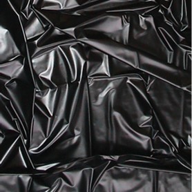 telo copriletto in lattex wetgames sexmax black 180 x 260